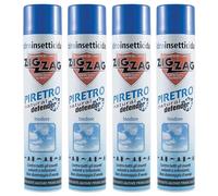 Insetticida Spray Inodore, Con Acqua Contenente Estratto Di PIRETRO, Natural Defender. Contro Tutti Gli Insetti Volanti e Infestanti. Non Danneggia Il Verde 500ml (4 Spray)