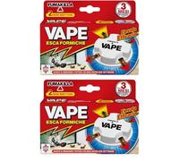 Insetticida Vape Antiformiche - 2 Confezioni da 2 Esche Per Uso In Spazi Interni e Esterni