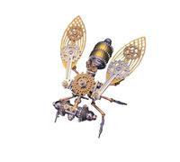 Insetto in metallo puzzle 3D, Steampunk meccanico in metallo mosca montaggio STEM Model Kit, regalo da collezione ideale per adulti e ragazzi