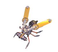 Insetto in metallo puzzle 3D, Steampunk meccanico in metallo mosca montaggio STEM Model Kit, regalo da collezione ideale per adulti e ragazzi