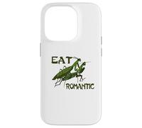 Insetto pregare mantide mangiare insetti romantici mantide animali domestici Custodia per iPhone 14 Pro