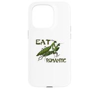 Insetto pregare mantide mangiare insetti romantici mantide animali domestici Custodia per iPhone 15 Pro