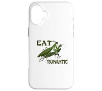 Insetto pregare mantide mangiare insetti romantici mantide animali domestici Custodia per iPhone 16 Plus