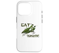 Insetto pregare mantide mangiare insetti romantici mantide animali domestici Custodia per iPhone 16 Pro