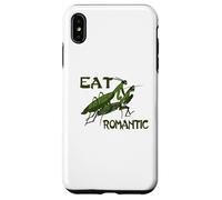 Insetto pregare mantide mangiare insetti romantici mantide animali domestici Custodia per iPhone XS Max