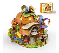 Insgen Kit fai da te in miniatura per casa delle bambole, modello di | Puzzle 3D in legno per adulti e ragazzi, decorazione magica rilassante per libreria, diorama