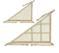 Inside Car Roof Organizer Triangle Double-Layer Mesh