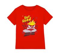 Inside out 2 Anger Unisex T-Shirt Bambini, 5-6 A