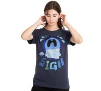 Inside Out 2 Sadness Ladies T Shirt, Deep Navy, Blu Scuro, M Donna