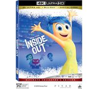 INSIDE OUT (4K UHD Blu-ray) Amy Poehler Phyllis Smith Richard Kind Bill Hader