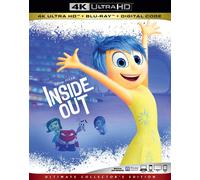 INSIDE OUT (4K UHD Blu-ray) Amy Poehler Phyllis Smith Richard Kind Bill Hader