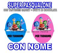 INSIDE OUT PASQUALONE SORPRESONE UOVO DI PASQUA SUPER CONTENITORE PER BAMBINO /A
