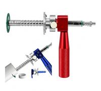 Inside Pipe Cutter for PVC Pipe, Adjustable Depth, 1/4 Inch Hex Shank (Red) | 6-105mm adjustable cutting depth, 1/4 hex shank fits most electric drills, inside-pipe cutting design for embedded PVC pipes