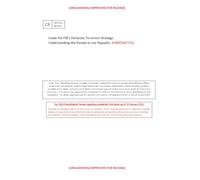 Inside the FBI’s Domestic Terrorism Strategy: Understanding the threats to our Republic. (UNREDACTED)