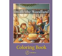 Inside the Woodland: Everyday Life of Forest Animals - Realistic Coloring Book