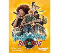 Inside Up Games: Draft & Write Records - Gioco da tavolo musicale, disegno di carte, Draft Your Band, Tour The World, Top The Charts, Età 10+, 1-6 giocatori