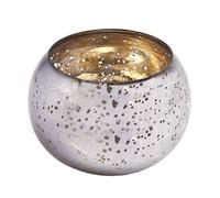 Insideretail Portacandele da Matrimonio in Vetro Mercurio, Rotondo, 6 x 6 cm, 6 x 6 cm, Set da 48, Antracite, 6 x 5 x 6 cm