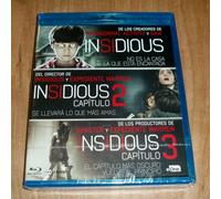 Insidious Trilogia (Insidious 1-3) Blu-Ray Nuovo Sigillato Terrore Suspense