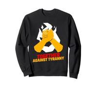 Insieme Contro la tirannia (Dichiarazione di Resistenza e Grafica) Felpa