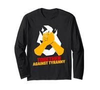 Insieme Contro la tirannia (Dichiarazione di Resistenza e Grafica) Maglia a Manica