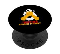 Insieme contro la tirannia (Dichiarazione di resistenza e grafica) PopSockets PopGrip Adesivo