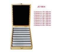 Insieme del Calibro Set Di Blocchi Paralleli Precisione Da 18 Pezzi/20 Pezzi 150 Mm/100 Mm Tamponi For Fresatura CNC(JC-100-4)