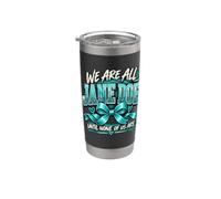 Insieme per le sue donne Sostegno sopravvissuto alla memoria della vittima Bicchiere termico in acciaio inox doppia parete