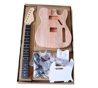 insieme professionale della chitarra elettrica Chitarra Elettrica Prodotti Semilavorati Fai-da-te Assemblati Set Completo Di Accessori Corpo Chitarra Manico In Acero kit per chitarra incompiuto (Colo