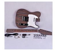 insieme professionale della chitarra elettrica Kit Chitarra Elettrica Fai-da-te Corpo E Manico In Legno Di Zebrano Per Chitarra Elettrica Stile For TL Da Assemblare kit per chitarra incompiuto