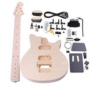 insieme professionale della chitarra elettrica Kit Per Basso Elettrico Fai-da-te Acero Di Tiglio Incluso Completamente Componenti kit per chitarra incompiuto