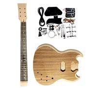 insieme professionale della chitarra elettrica Kit Per Chitarra Elettrica 2 Pickup A Doppia Bobina Corpo In Legno Fai-da-te Non FinitoKit Semilavorati Non Assemblati kit per chitarra incompiuto