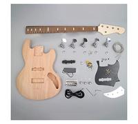 insieme professionale della chitarra elettrica Kit Per Chitarra Elettrica Fai-da-te A 5 Corde Corpo In Mogano Collo In Acero Tastiera In Palissandro kit per chitarra incompiuto