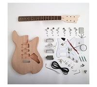insieme professionale della chitarra elettrica Kit Per Chitarra Elettrica Fai-da-te Corpo In Mogano Collo In Acero Tastiera In Palissandro Con Intarsio A Punti kit per chitarra incompiuto