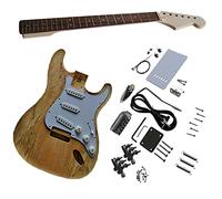 insieme professionale della chitarra elettrica Set Di Accessori Per Chitarra Elettrica Incompiuta Corpo In Acero Manico In Acero Duro Tastiera In Palissandro kit per chitarra incompiuto (Color : 01)