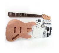 insieme professionale della chitarra elettrica Tastiera In Acero/Palissandro Incompiuto Corpo In Mogano 20 Tasti Kit Chitarra Elettrica Fai Da Te kit per chitarra incompiuto (Color : Rosewood)
