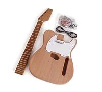 insieme professionale della chitarra elettrica Tastiera Manico In Acero Grezzo Corpo In Mogano 22 Tasti Per Chitarra Elettrica For For Tele Kit Fai Da Te kit per chitarra incompiuto (Color : 01)