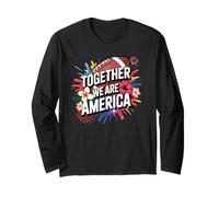 Insieme Siamo America Unity Orgoglio Orgoglio Maglia a Manica