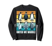 Insieme siamo più forti. Pinguini. United We Waddle. Felpa