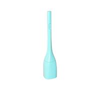 insiemi della spazzola della toletta, Scopino e supporto for WC sospeso a parete Setole in silicone for da terra Testina regolabile Pratico for il bagno(Light Blue)