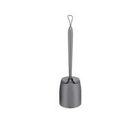 insiemi della spazzola della toletta, Scopino for WC a pavimento con setole in silicone for minimalista e supporto for la pulizia pratico(Gray)