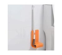 insiemi della spazzola della toletta, tipo a doppio uso con setole in silicone e supporto. Con manico lungo pratico(Orange)