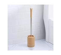 insiemi della spazzola della toletta, tipo con manico in acciaio inox e supporto in silicone for bagno pratico(Orange)