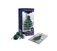 Slytherin Pom-Pom Beanie Crochet Kit