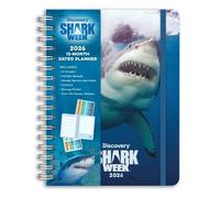 Insight Editions 2026 Shark Week 13-Month Weekly Planner (Anello, filo)