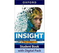 Insight Pre-Intermediate. A2-B1. Student book. Per le Scuole superiori. Con e-book. Con espansione online: Print Student Book and 2 years' access to ... Online Practice and Student Resources.