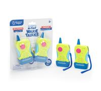 Insights Educational Geosafari Jr. My First Walkie Talkies 2-Pack-Mini Kids Walkie Talkies Camping Toys per esplosioni all'aperto Radios portatili pe