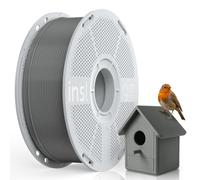 Inslogic Filamento ASA 1.75mm Resistente ai raggi UV e alle intemperie, alta resistenza e bassa deformazione, precisione ±0.02mm, ideale per parti funzionali esterne, 1kg, grigio