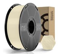 Inslogic Filamento PLA Pro 1.75mm Filamento prerasciugato e resistente all'umidità per stampanti 3D, bobina da 1kg, compatibile con la maggior parte delle stampanti FDM (Bianco Osso)