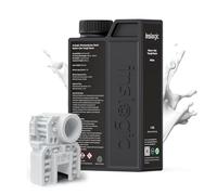 Inslogic Resina Tough simile al nylon 1.75mm, alta resistenza agli urti e flessibilità per LCD/DLP/SLA, basso restringimento, resina UV 365-405nm per parti funzionali (Bianco, 1kg)