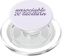 INSOCIABILE E TACITURNO Jane Austen Orgoglio & Pregiudizio Meme PopSockets PopGrip per MagSafe